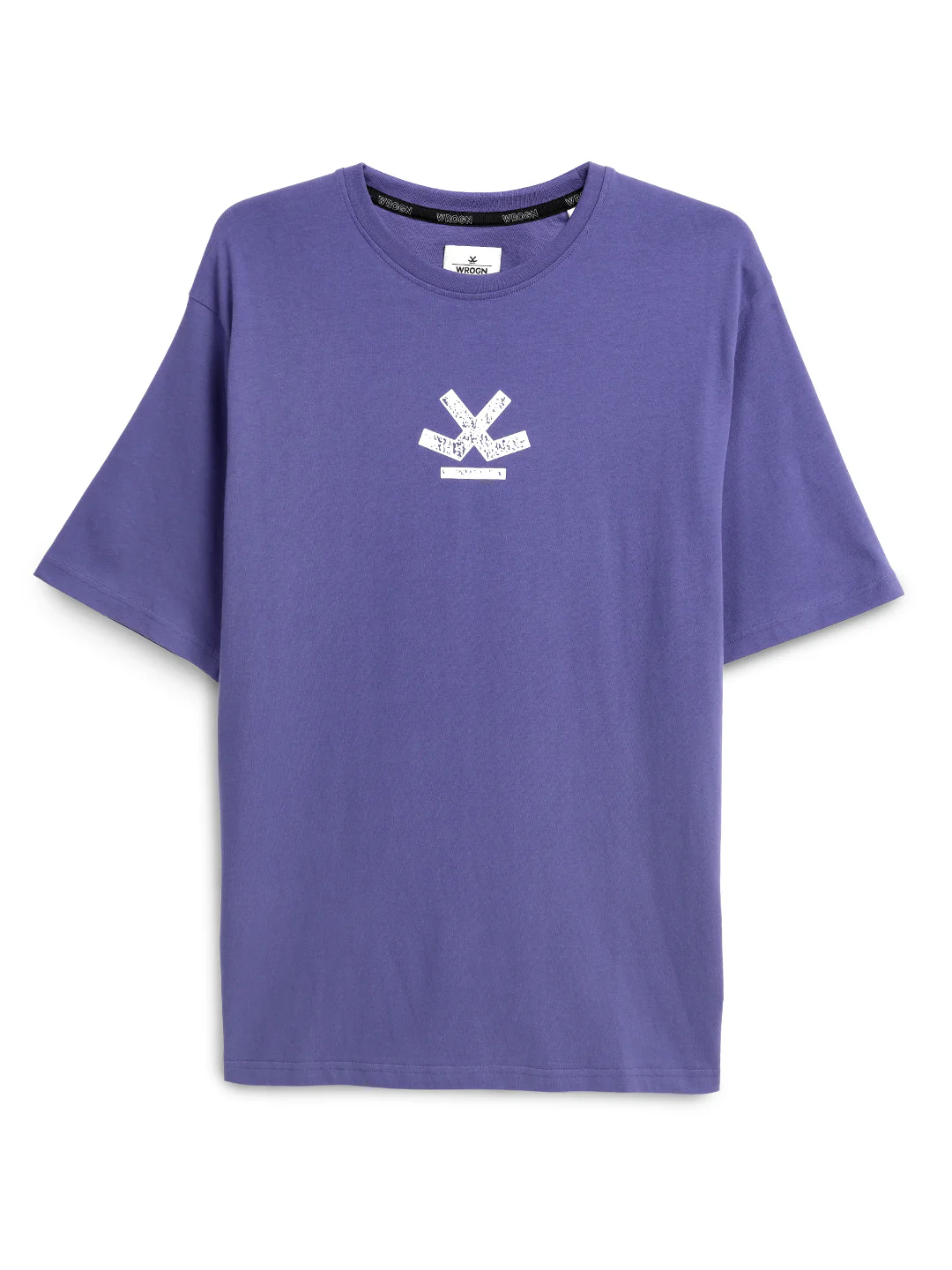 Stop Overthinking Purple Printed T-Shirt - Image 6