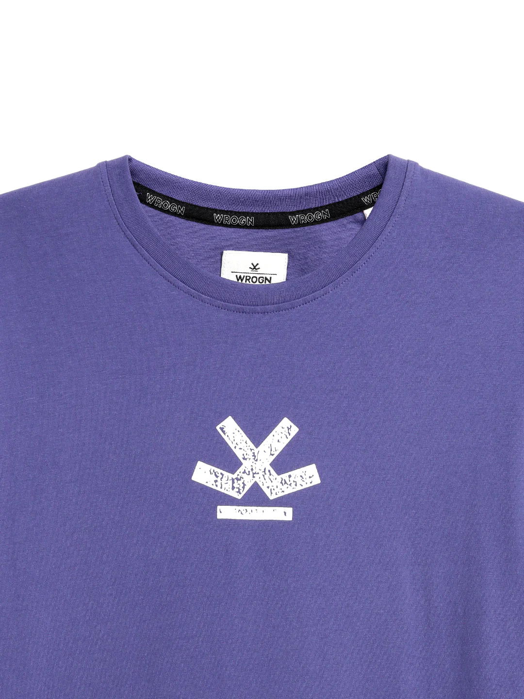 Stop Overthinking Purple Printed T-Shirt - Image 8