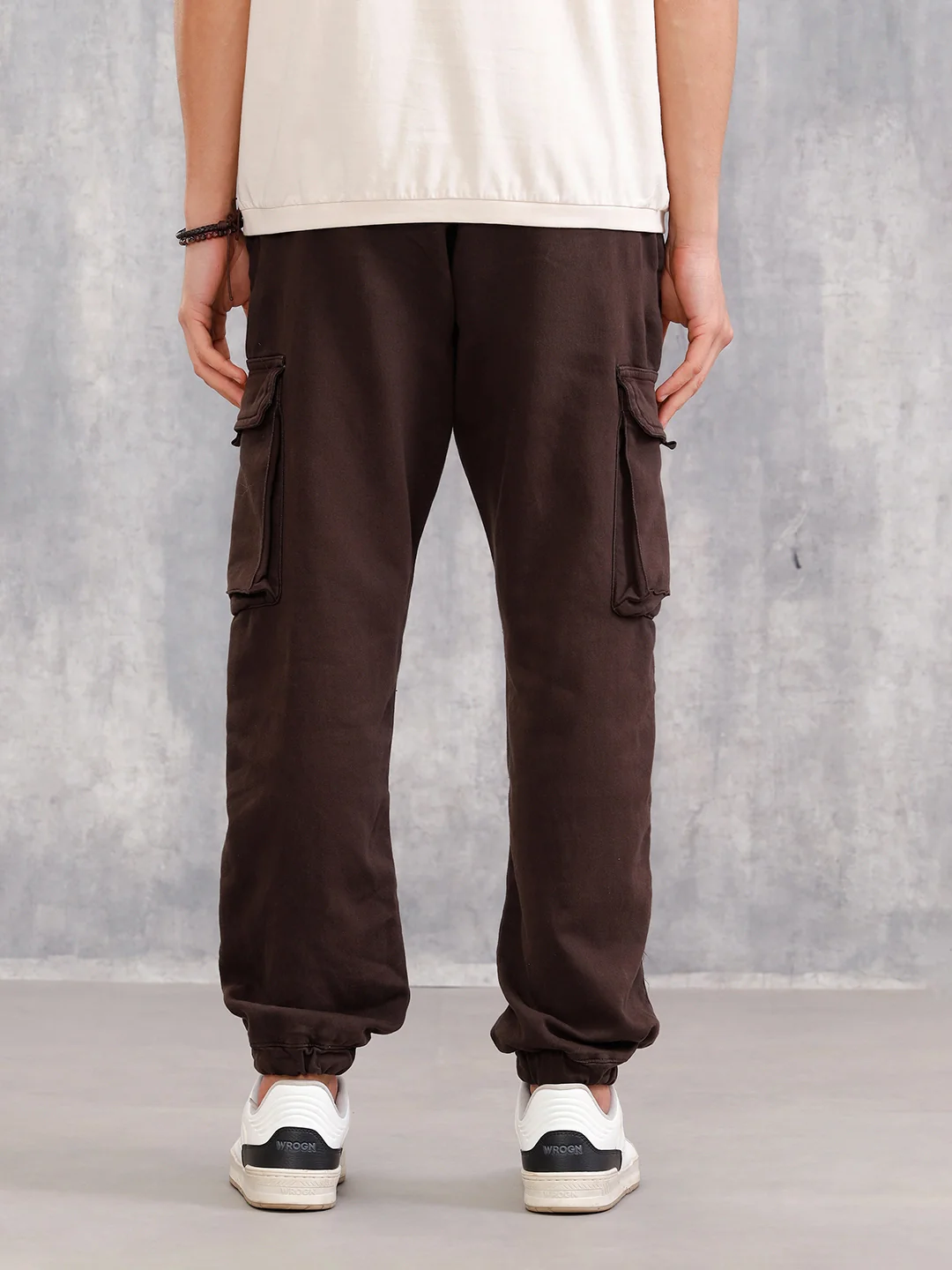 Straight Fit Cargo Jogger I Dk Brown - Image 3