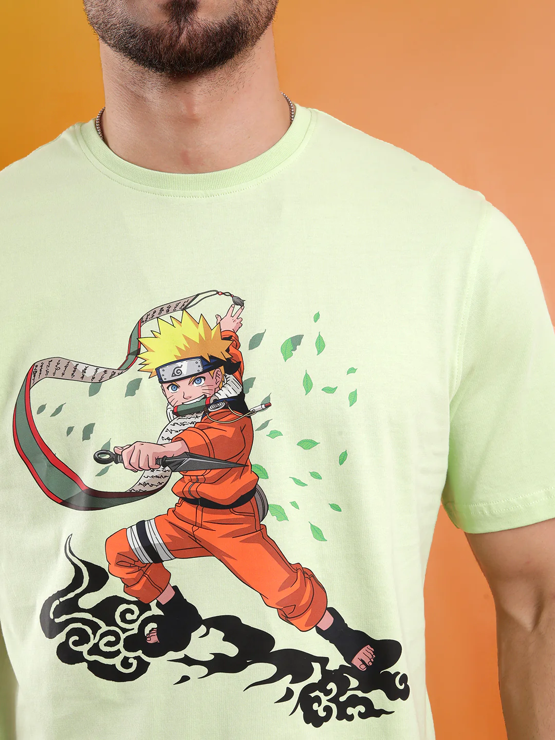 Summoning Scroll Green Naruto T-Shirt - Image 5