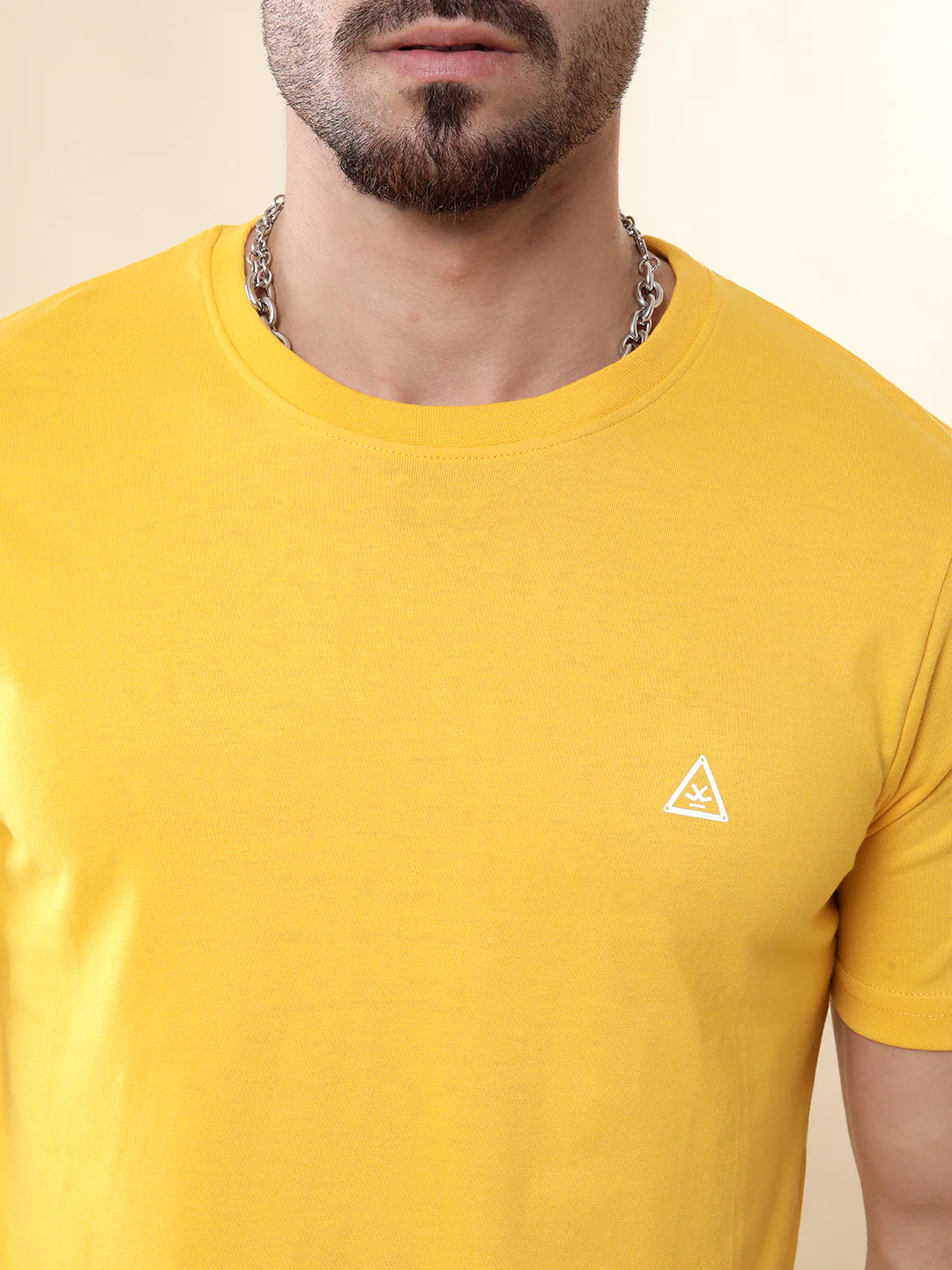 Sunny Yellow Crew Neck T-Shirt - Image 5