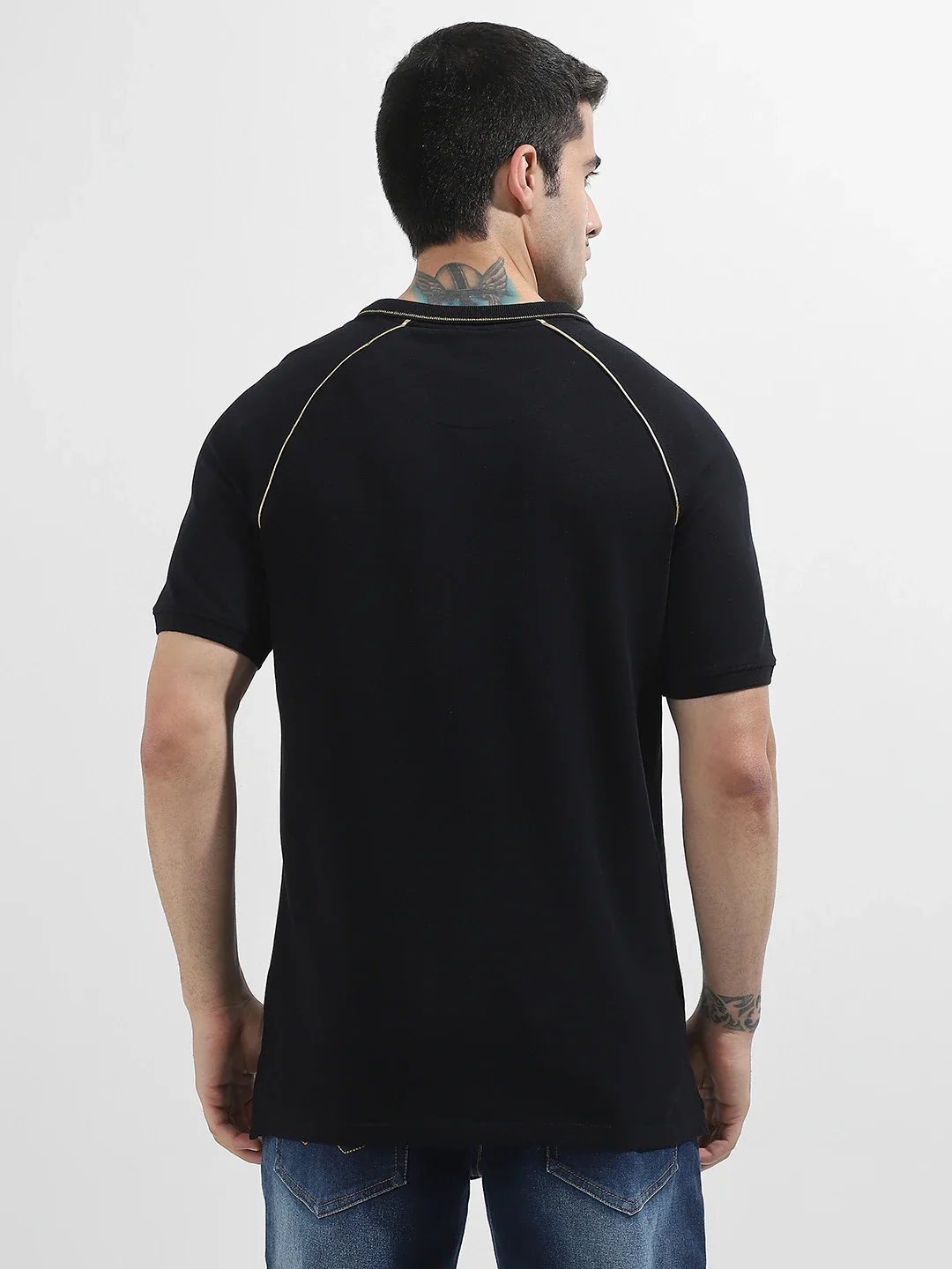 Sunrisers Hyderabad 2025 Limited Edition Polo T-Shirt | Black - Image 3