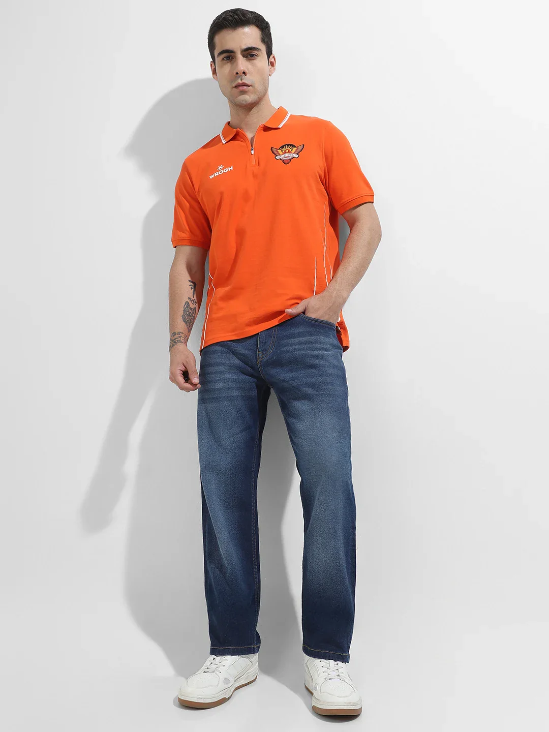 Sunrisers Hyderabad 2025 Limited Edition Polo T-Shirt | Orange - Image 2