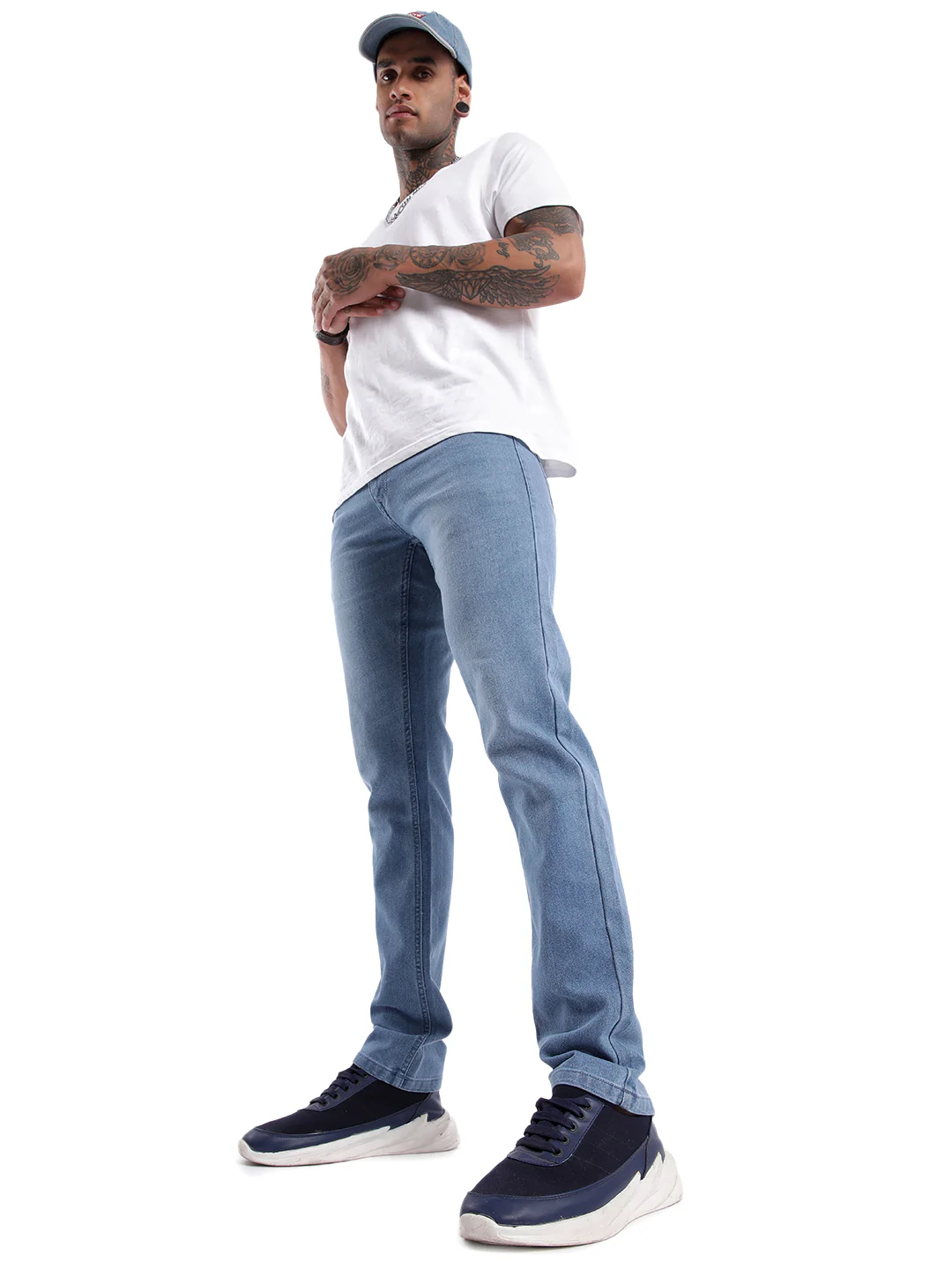 Superstone Light Washed Denim Jeans - Image 2