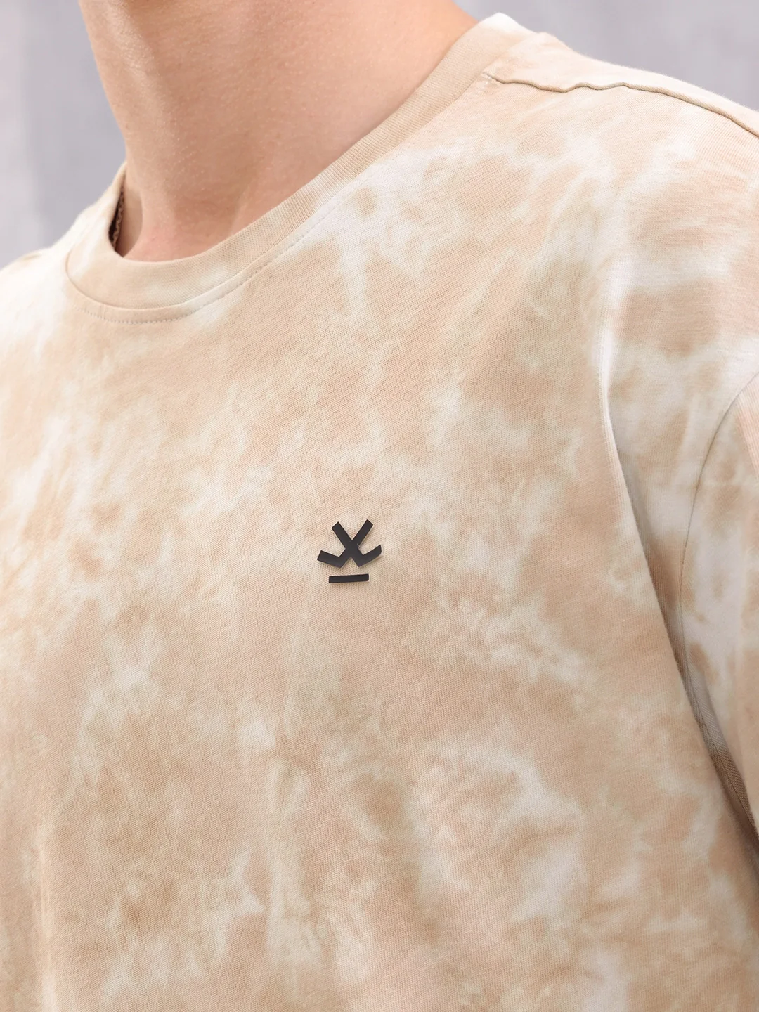 Tie Dye Oversize Crew Neck T-Shirt I White - Image 5