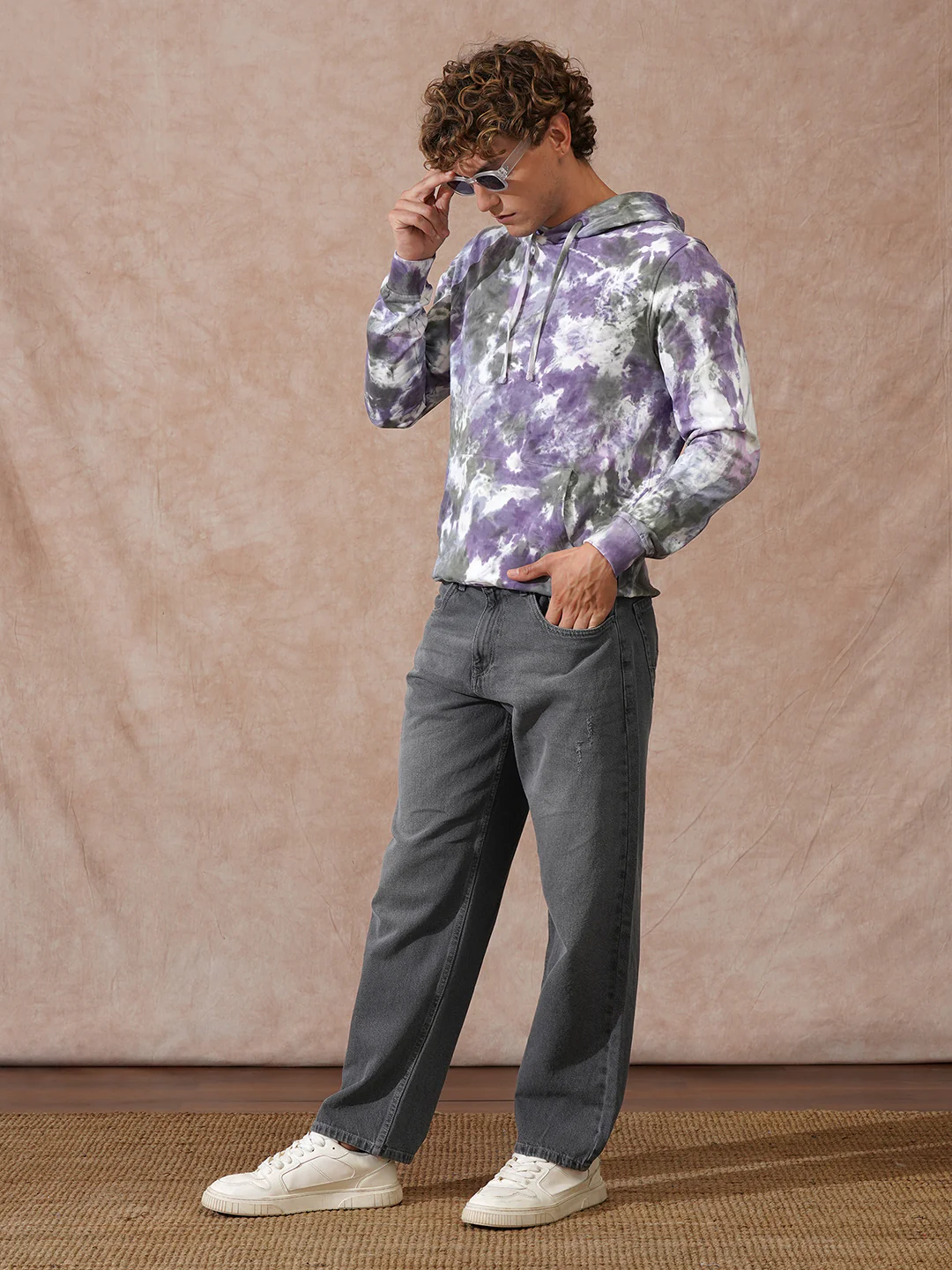 Tie Dyed Hoodie | Purple - Image 2