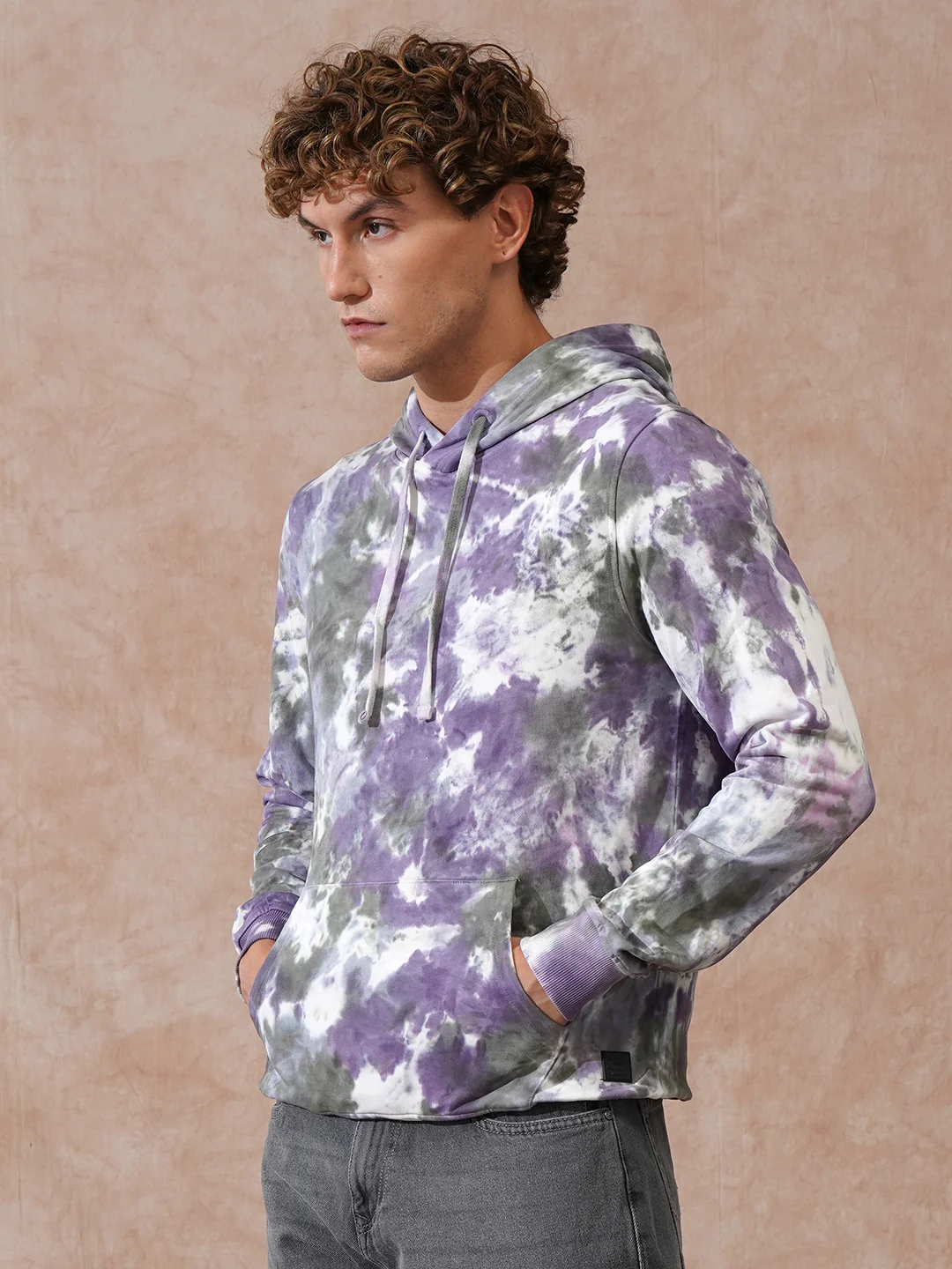 Tie Dyed Hoodie | Purple - Image 4