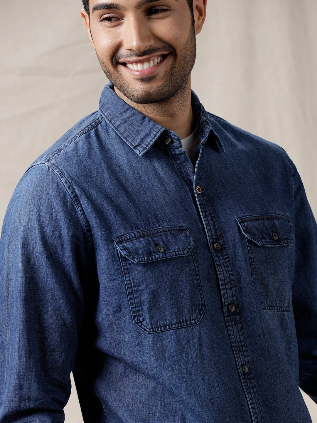 Ultramarine Casual Cotton Shirt - Image 5