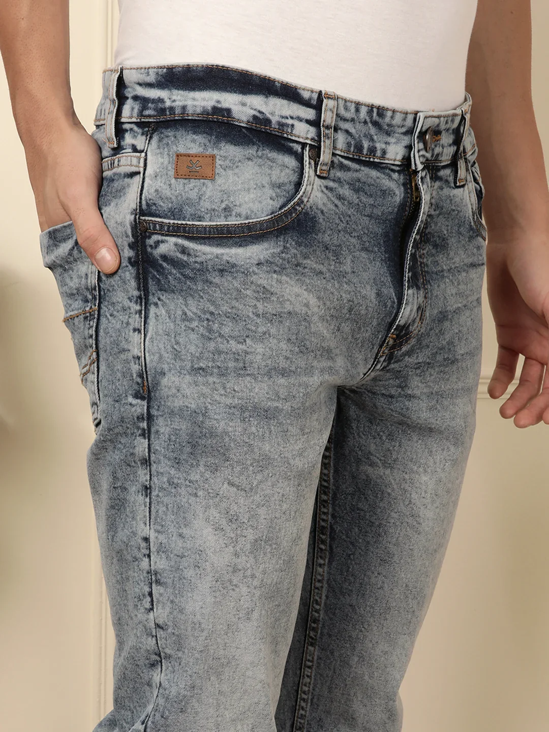 Urban Skinny Fit Denim Jeans in Blue - Image 5