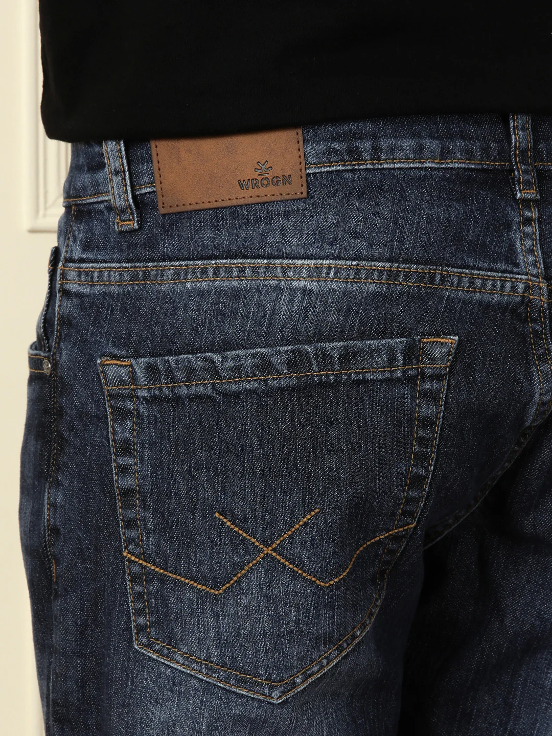 Faded Slim Fit Jeans | Blue - Image 6