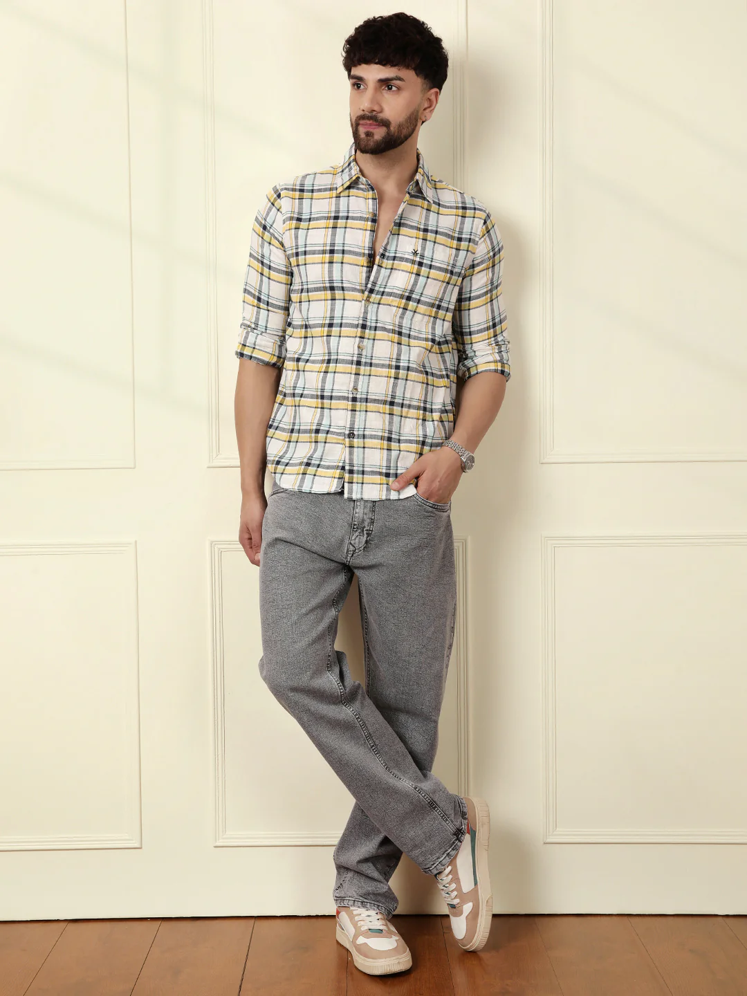 Classic Checked Summer Shirt | White - Image 2