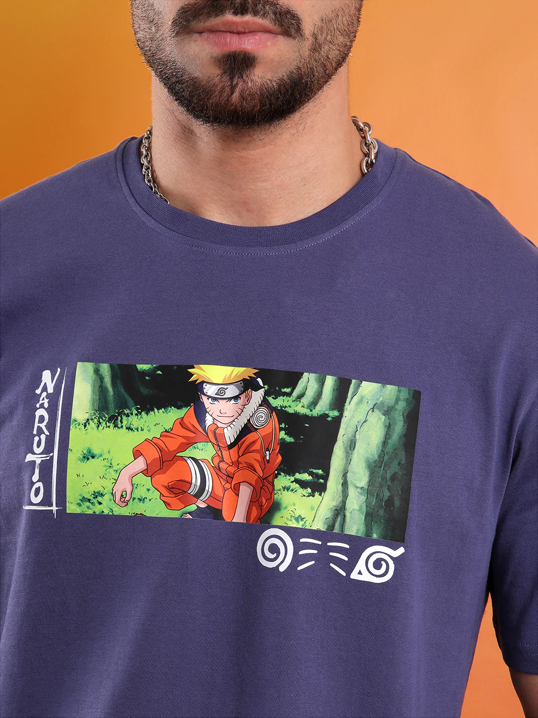 Violet Printed Naruto T-Shirt - Image 5