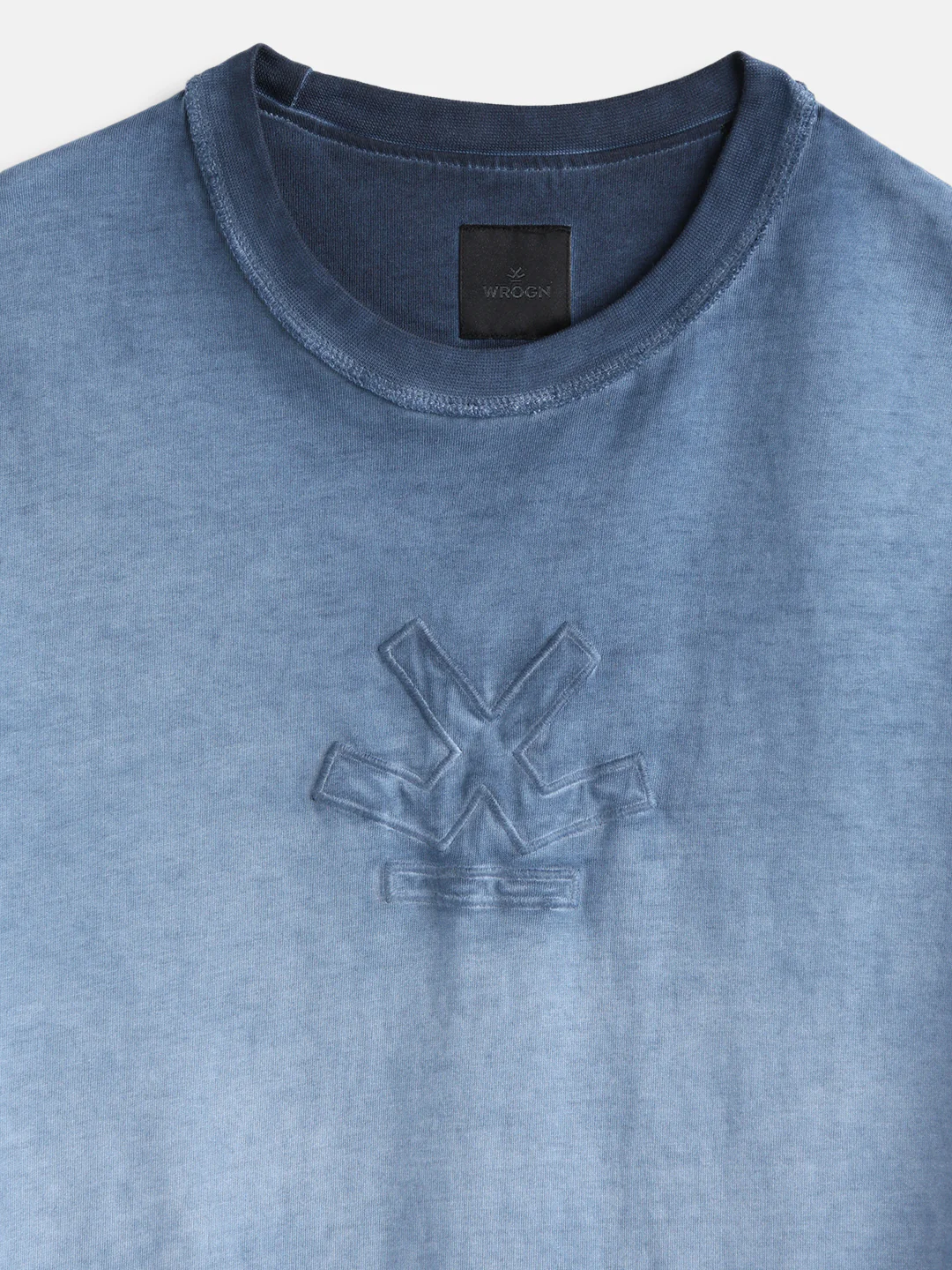 Washed Pigment Dyed T-Shirt | Blue - Image 3