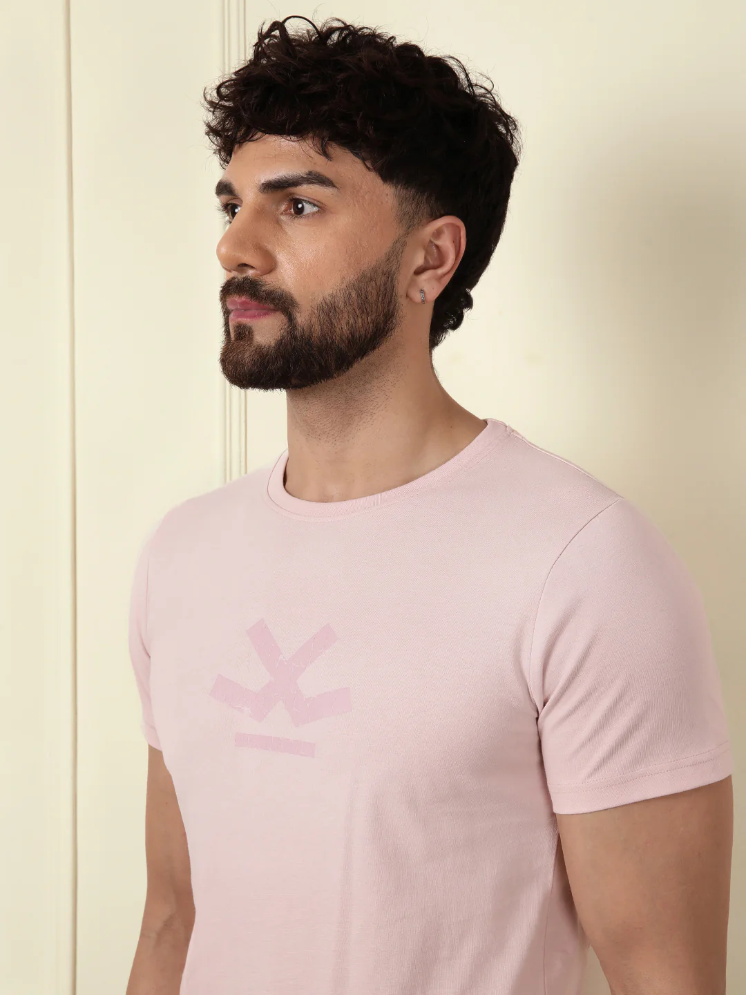 Washed Slim Fit T-Shirt | Pink - Image 6