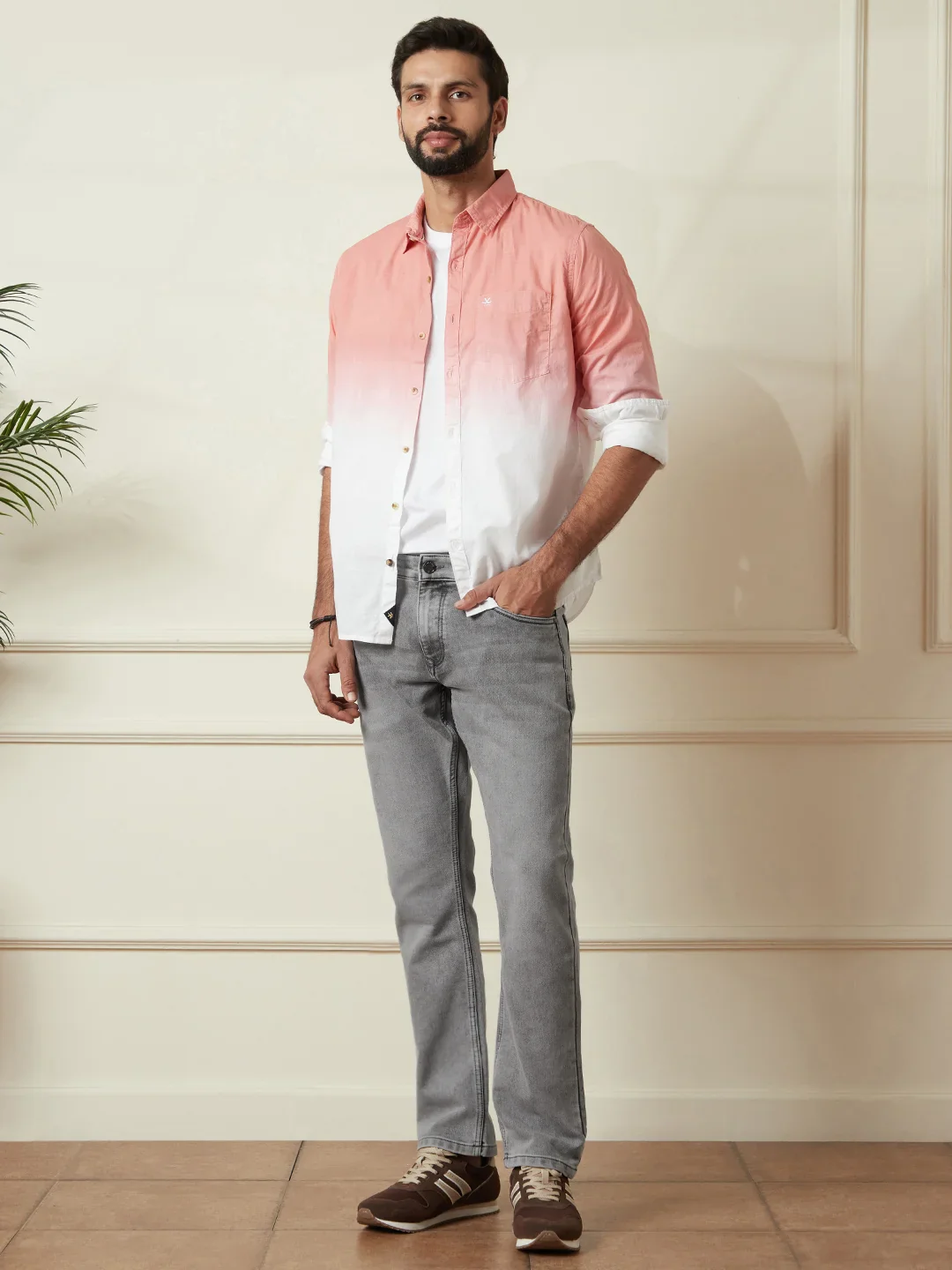 Washed Straight Fit Jeans | Grey - Image 2