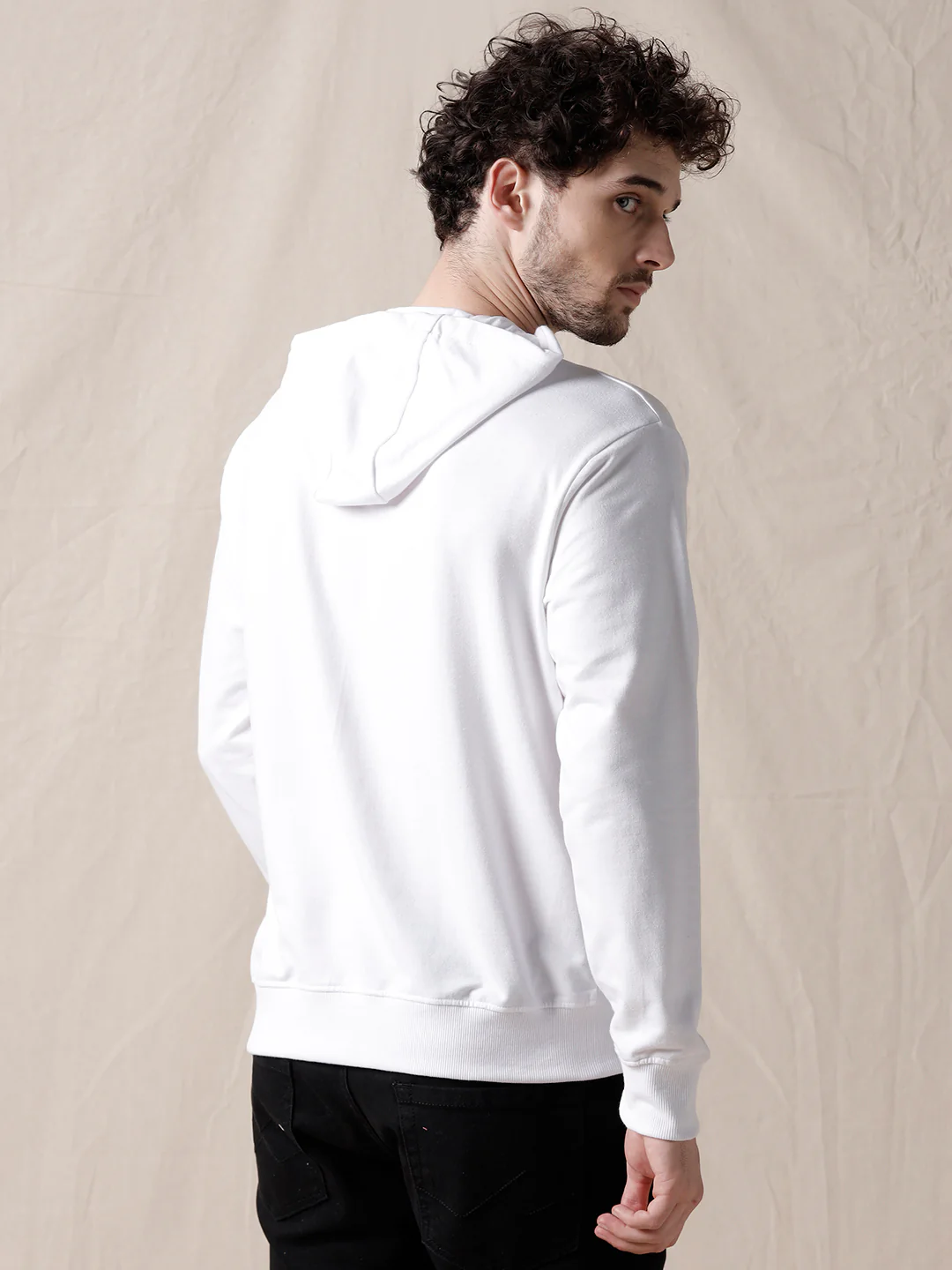White Goofy Montage Hoodie - Image 3