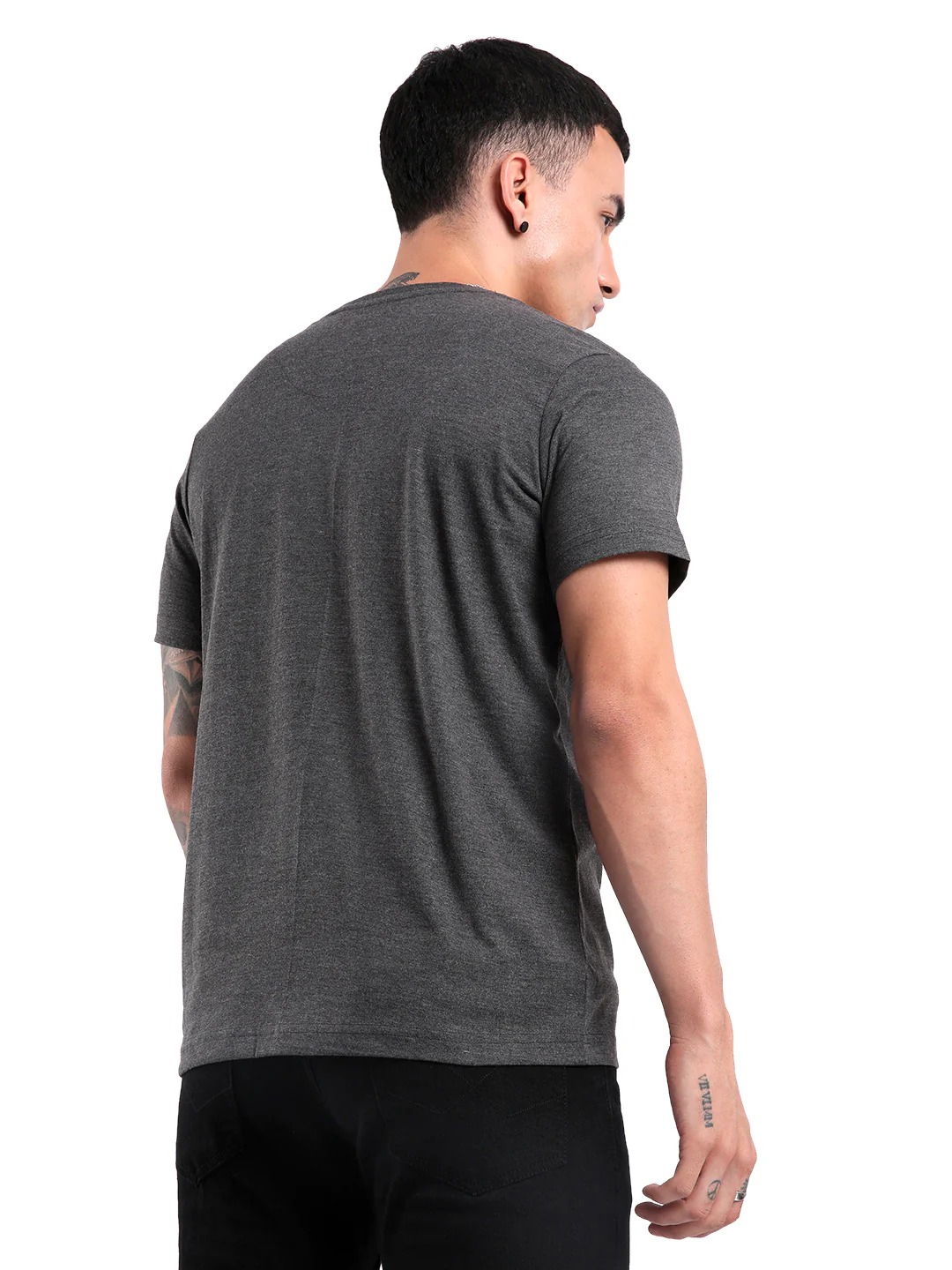 Wrogn Circles Printed T-Shirt - Image 3