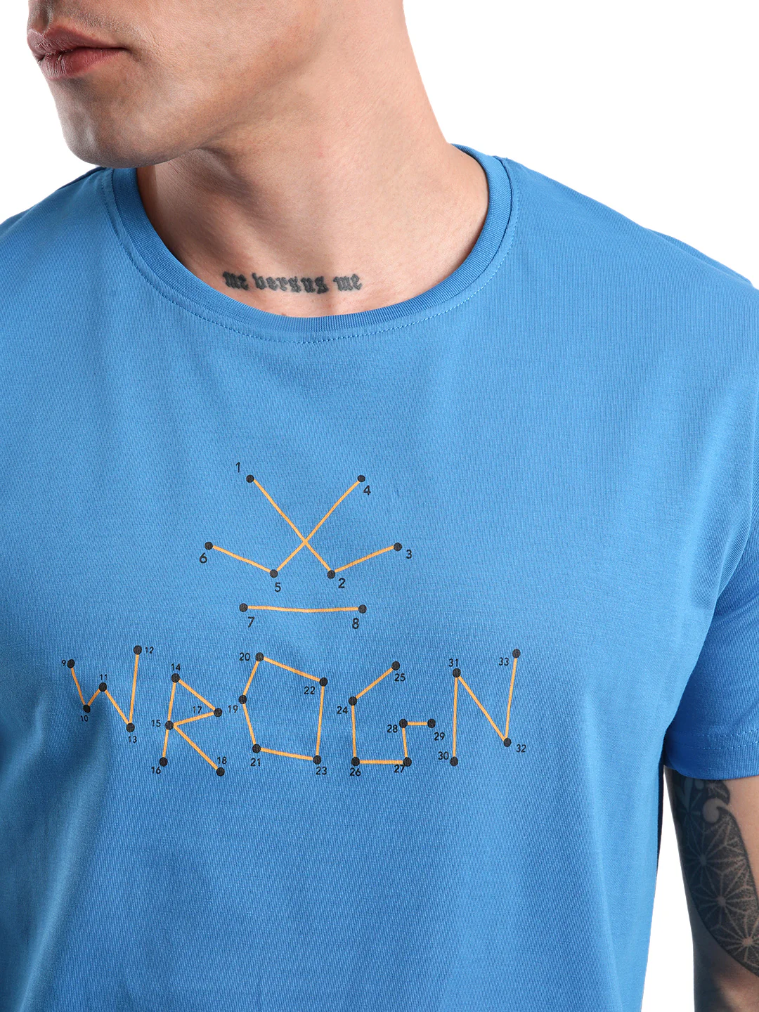 Wrogn Connect Printed T-Shirt - Image 5