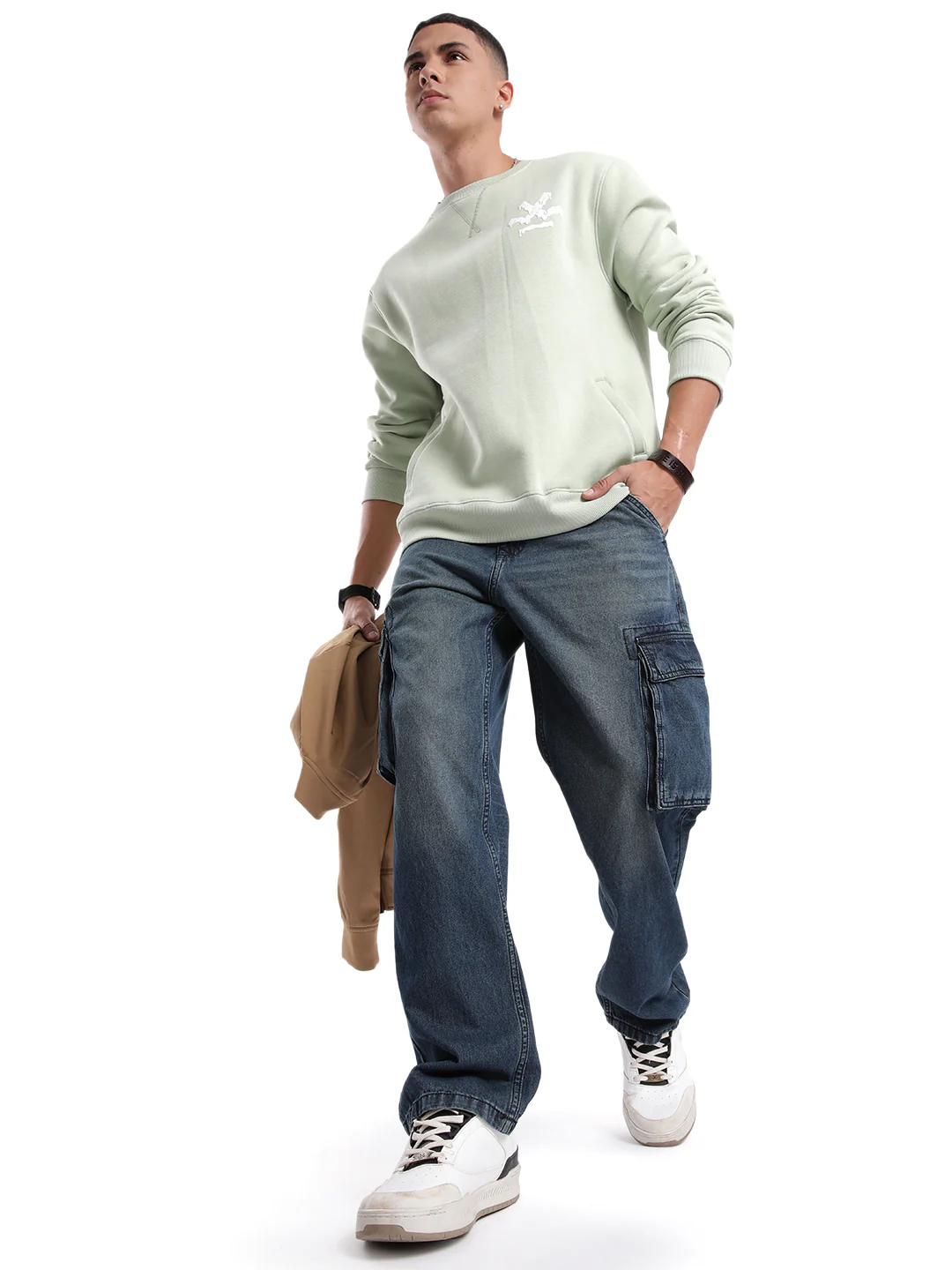 Wrogn Drip Mint Sweatshirt - Image 2