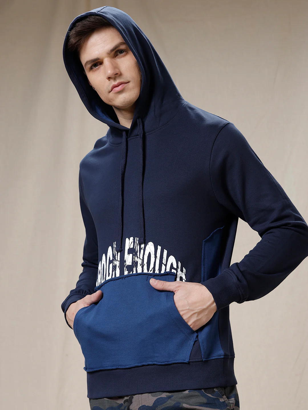Wrogn Enough Blue Hoodie - Image 5