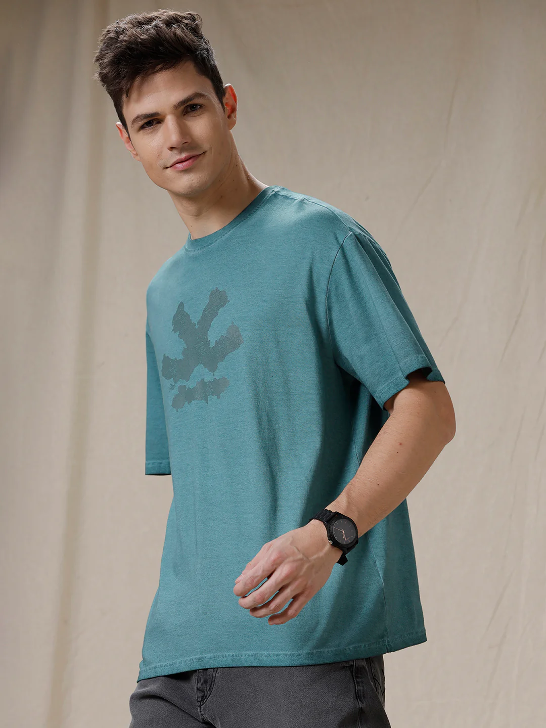 Wrogn Fade Oversized T-Shirt - Image 4