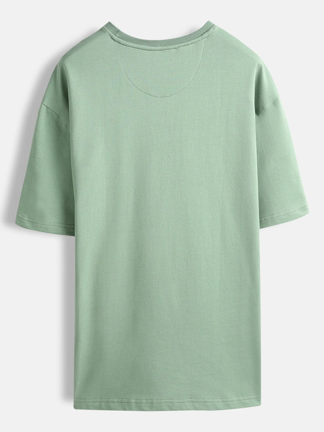 Wrogn Graphic Printed Oversized Fit T-Shirt | Green - Image 8