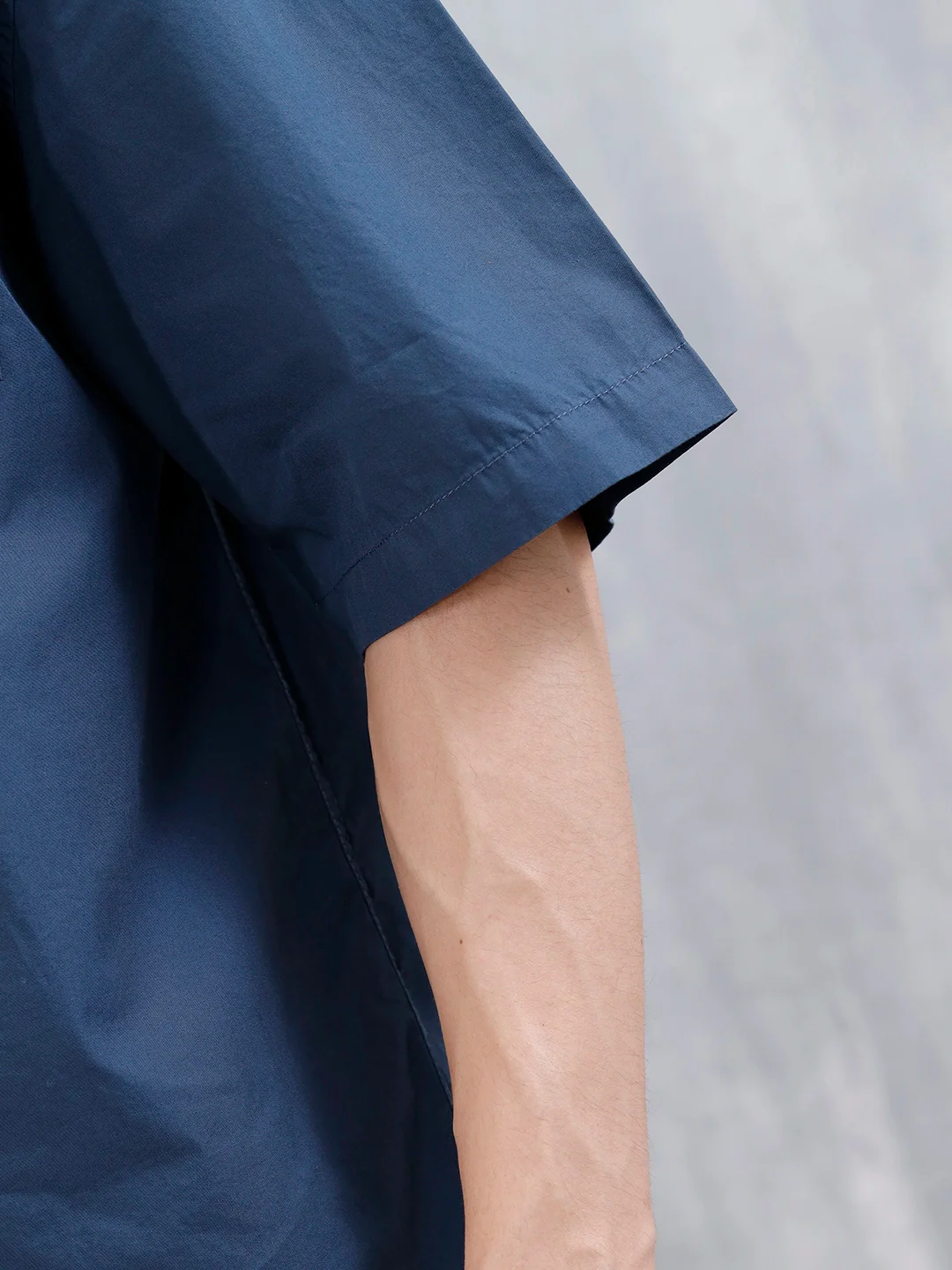 Wrogn Men's Oversized Plus Double Pocket Shirt | Blue - Image 5