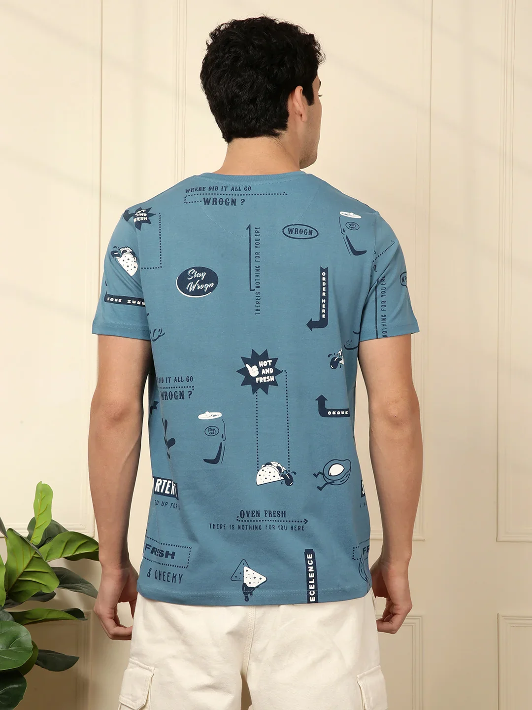 Wrogn Order AOP Blue T-Shirt - Image 3