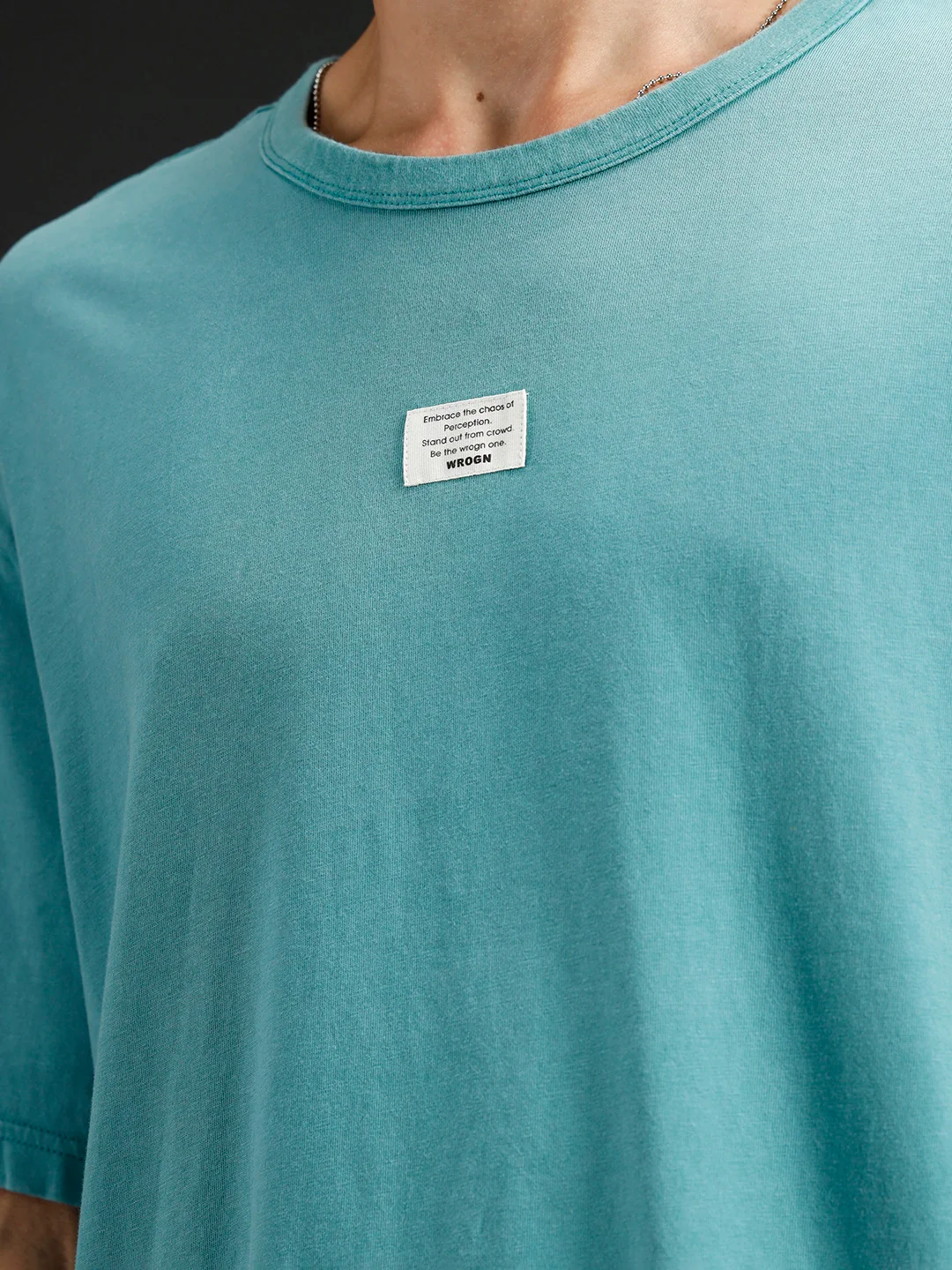 Wrogn Oversized Classic T-shirt | Green - Image 5