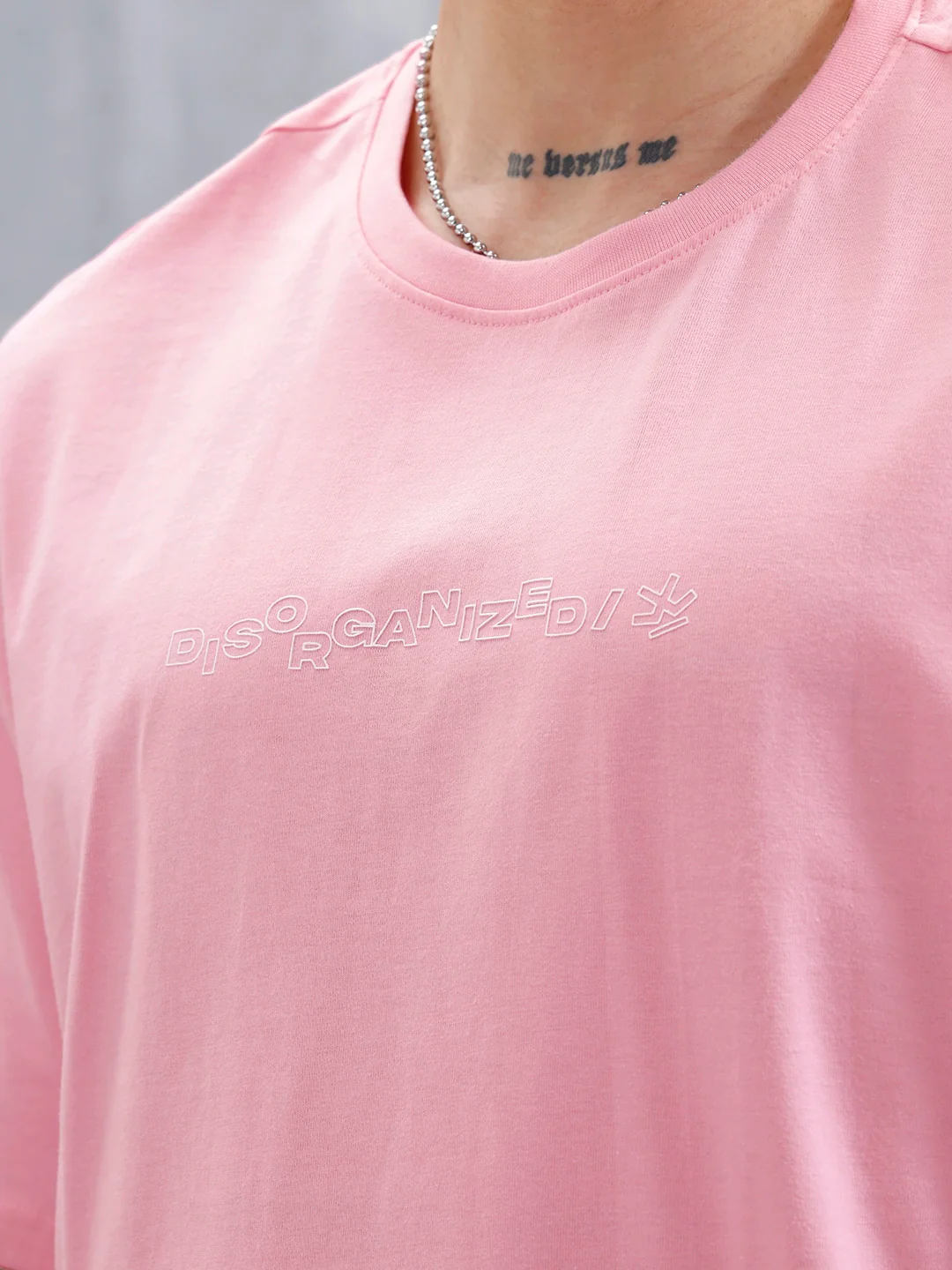 Wrogn Regular Fit Graphic Tee | Pink - Image 8