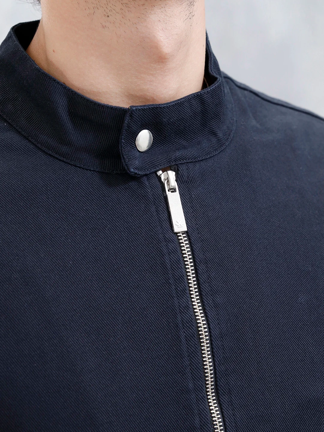 Wrogn Slim Fit Bomber Jacket | Black - Image 5