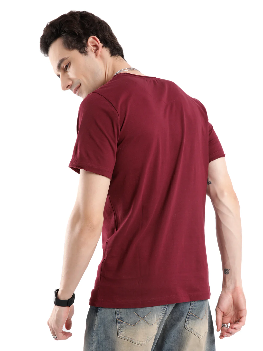 Wrogn Squad Chest Printed T-Shirt - Image 3