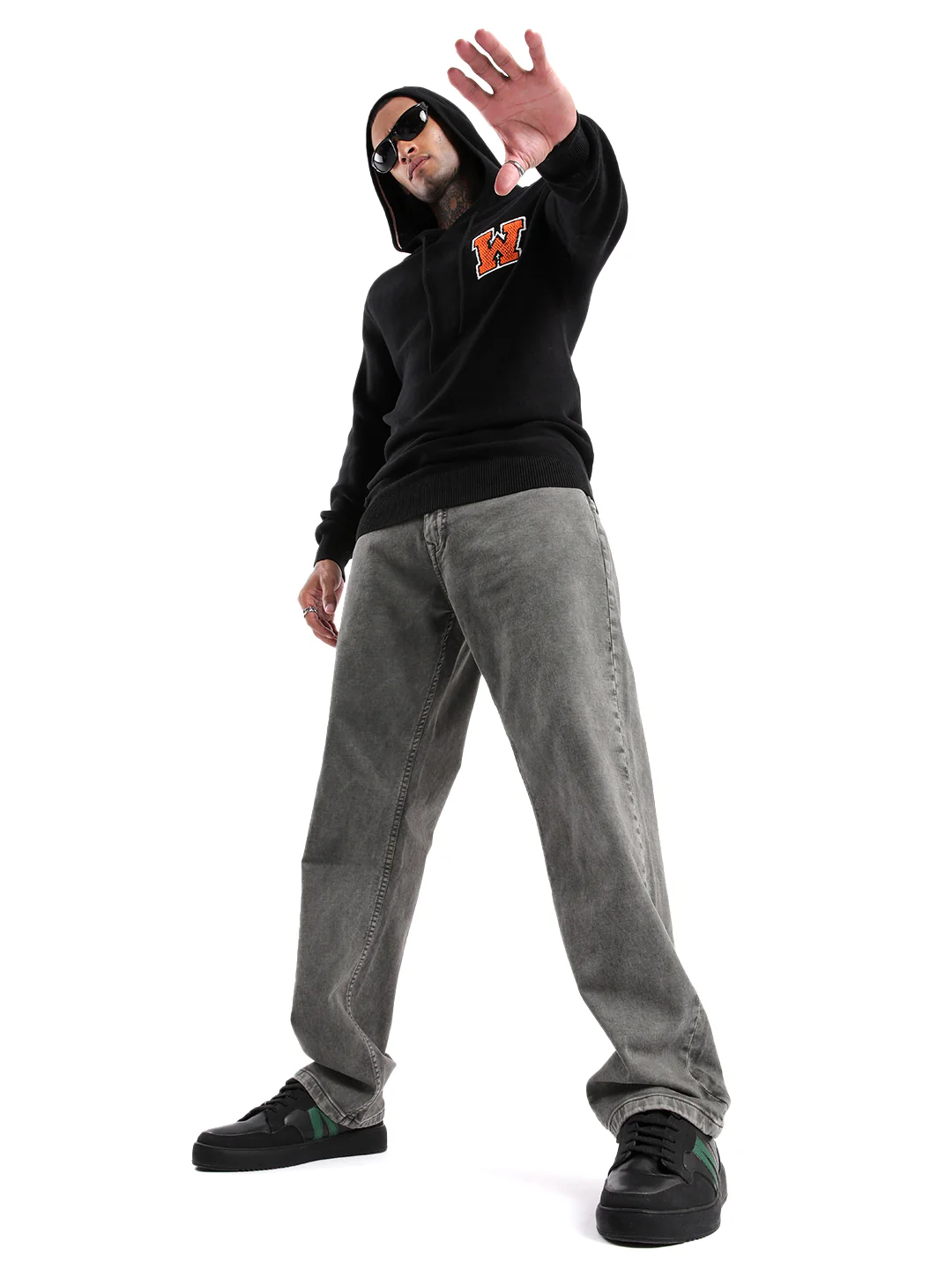 Wrogn Varsity Branded Hoodie - Image 2