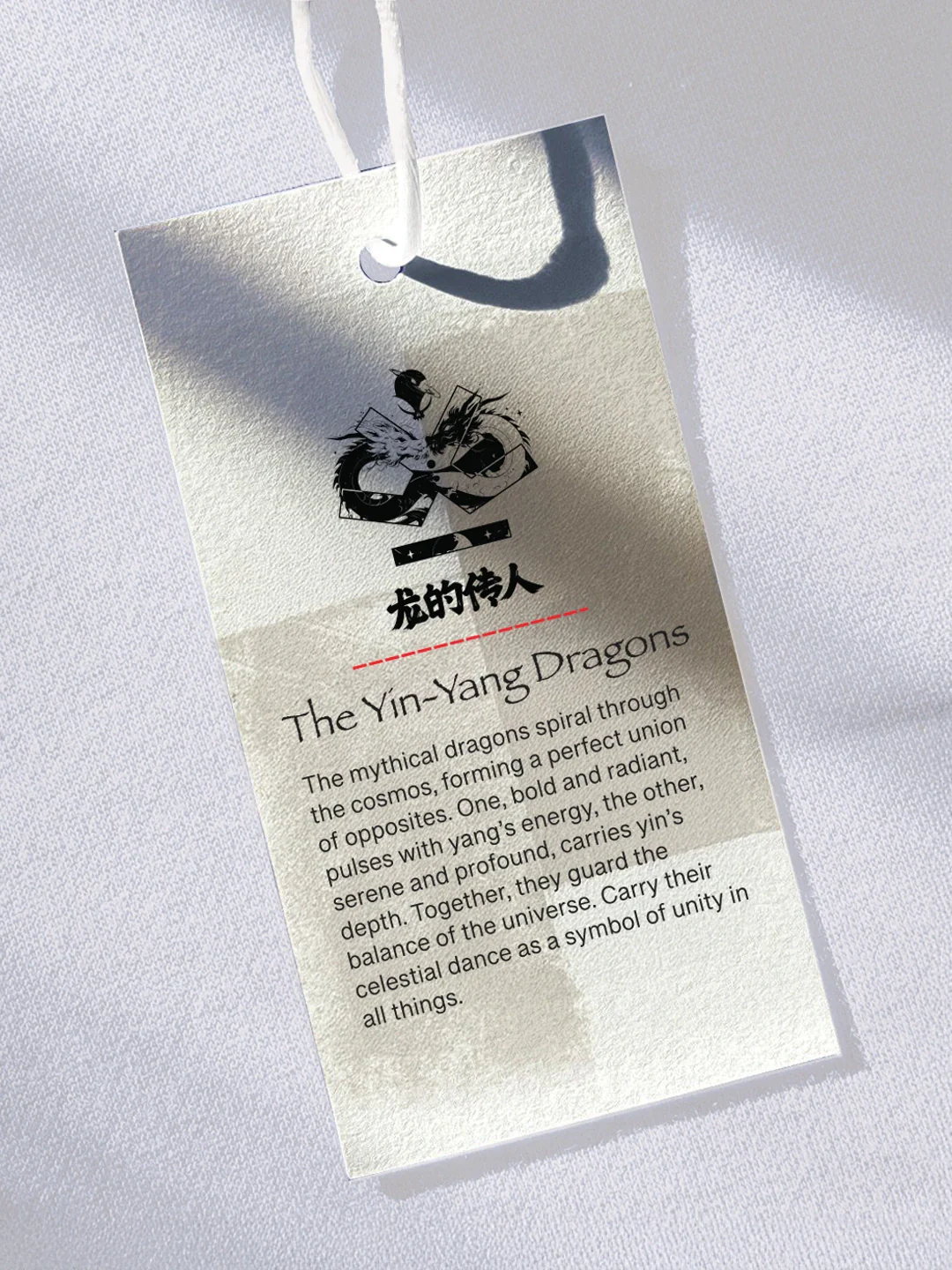 Wrogn X Aliens - The Yin-Yang Dragons | Off White T-Shirt - Image 2