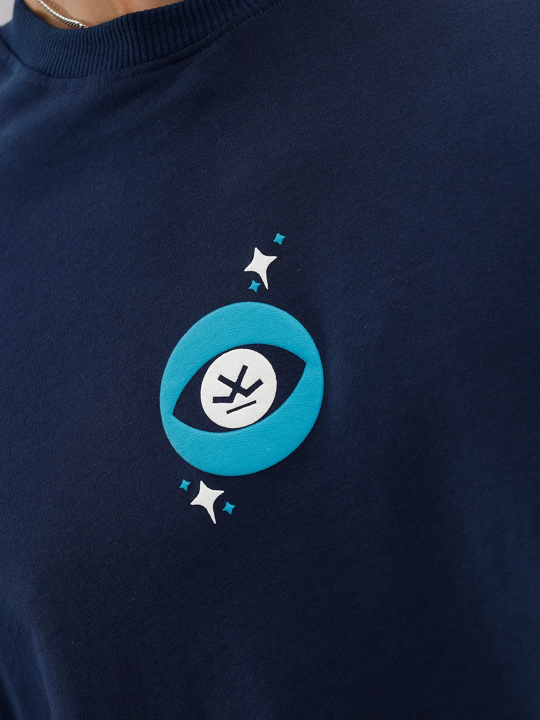 Zen Inspired Oversized Nomad Edition Graphic T-Shirt  |  Blue - Image 5